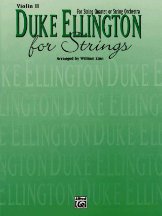 Libro DUKE ELLINGTON FOR STRINGS VLN 2 DUKE ELLINGTON