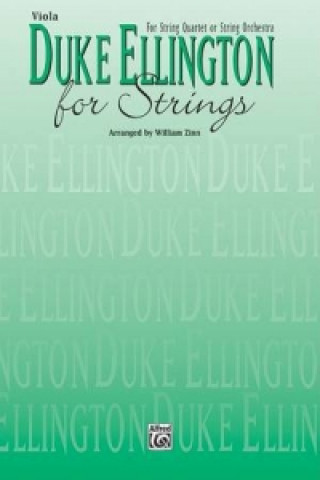 Libro DUKE ELLINGTON FOR STRINGS VLA DUKE ELLINGTON