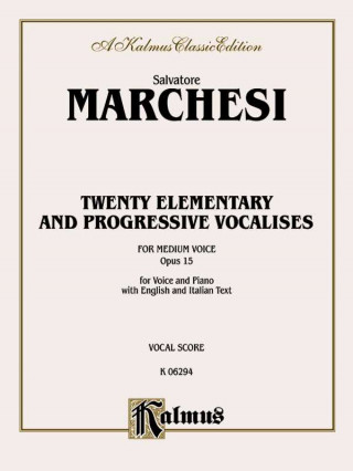 Kniha MARCHESI VOCAL STUDOP15 MED V Salvatore Marchesi