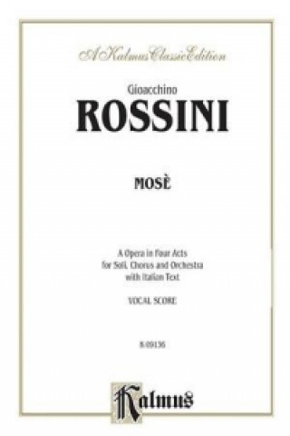 Książka ROSSINI MOSE VS Gioacchino Rossini