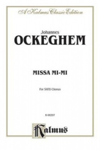 Könyv OCKEGHEM MISSA MIMI V Johannes Ockeghem