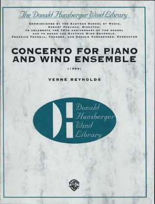 Könyv CONCERTO FOR PIANO & WIND ENS SCORE VERNE REYNOLDS
