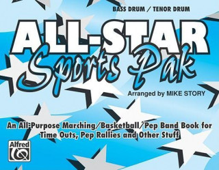 Knjiga ALLSTAR SPORTS PAK BASSTENOR DRUMS MIKE  ARRANGE STORY