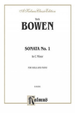 Kniha SONATA NO1 C MINOR VIOLA & PIANO YORK BOWEN