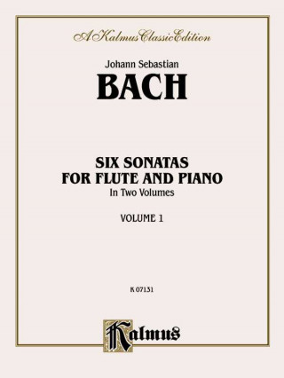 Livre BACH 6 SONATAS V1 FL PA 