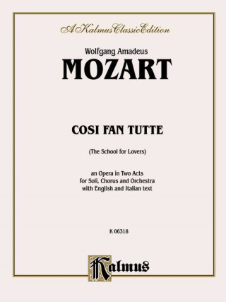 Kniha MOZART COSI FAN TUTTE V 