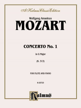 Carte MOZART FLUTE CONC NO 1K313 F Wolfgang Mozart