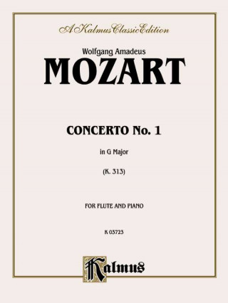 Kniha MOZART FLUTE CONC NO 1K313 F Wolfgang Mozart