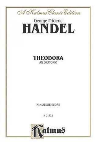 Livre HANDEL THEODORA 1730 MS George Handel