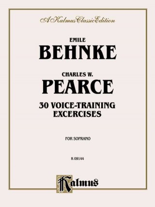Książka BEHNKE 30 VOICE TR EX SOPRANO Alfred Publishing