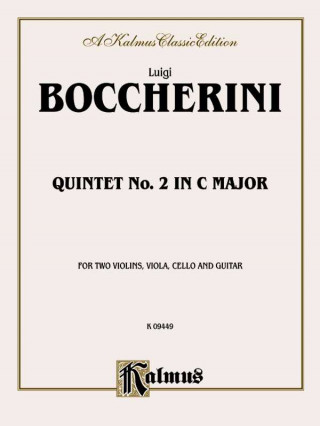 Livre BOCCHERINI 2ND QUINTET IN C MAJ 