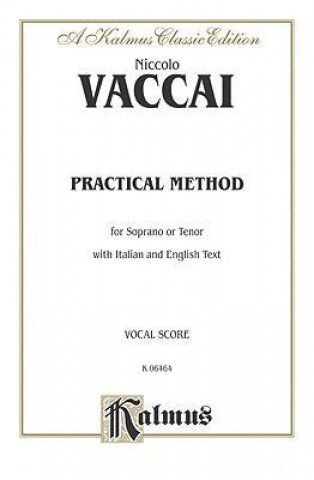 Könyv VACCAI PRAC METH SOPOR TEN V Niccolo Vaccai