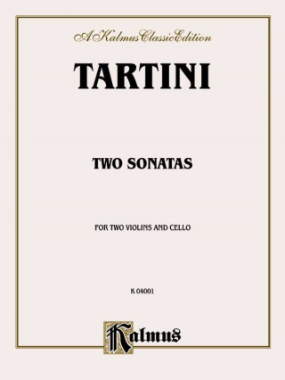 Könyv TARTINI 2 SONATAS STRGTRIO 