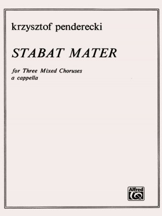 Książka STABAT MATER VOCAL SCORE PENDERECKI