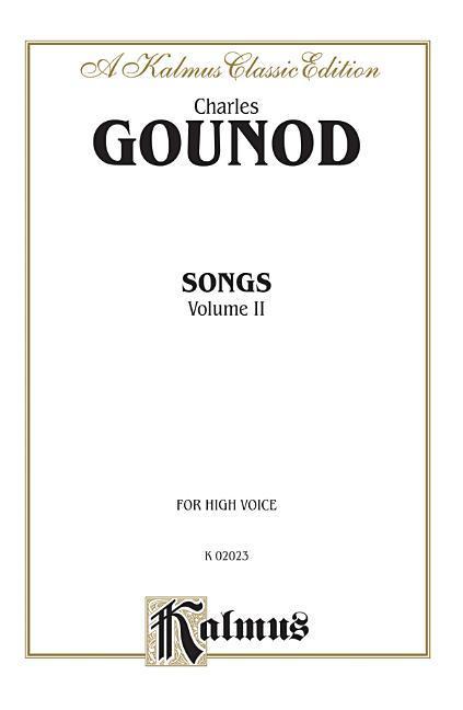 Carte GOUNOD SONGS VOL 2 HIGH Charles Gounod