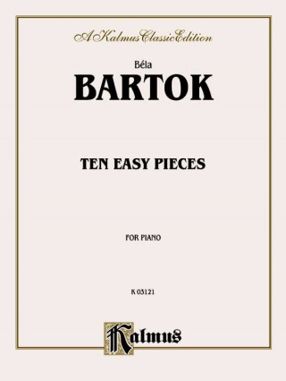 Книга BARTOK 10 EASY PIECES PA B'La Bartk