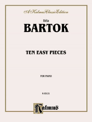 Livre BARTOK 10 EASY PIECES PA B'La Bartk