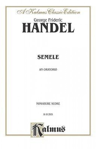 Carte HANDEL SEMELE 1744 MS GEORGE FREDE HANDEL