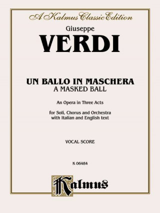 Carte VERDI UN BALLO IN MASCHERA V Giuseppe Verdi
