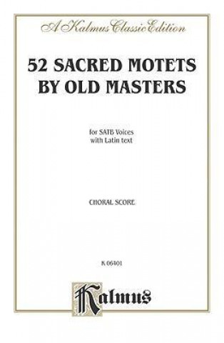 Kniha 52 SACRED MOTETS V Alfred Publishing