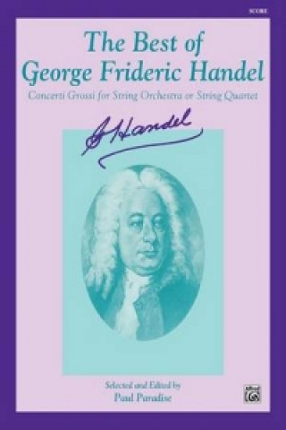 Carte BEST OF HANDEL SCORE George Frideric Handel