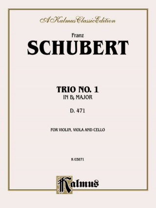 Knjiga SCHUBERT TRIO B FLAT 3 Franz Schubert