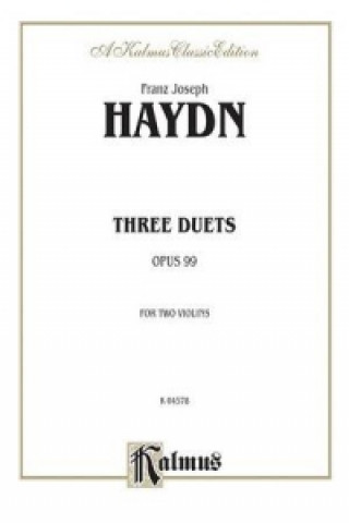 Kniha HAYDN 3 DUETS OP 992 VLN Franz Haydn