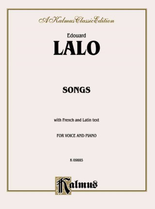 Buch LALO MELODIES FOR VOICE ET PIANO Douard Lalo