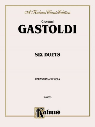 Carte GASTOLDI 6 DUETSVLN VLA Giovanni Gastoldi