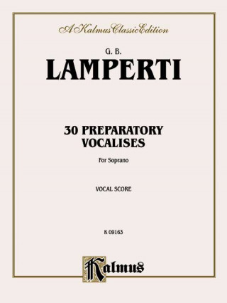 Книга LAMPERTI 30 PREP VOCAL SOP V G. B. Lamperti