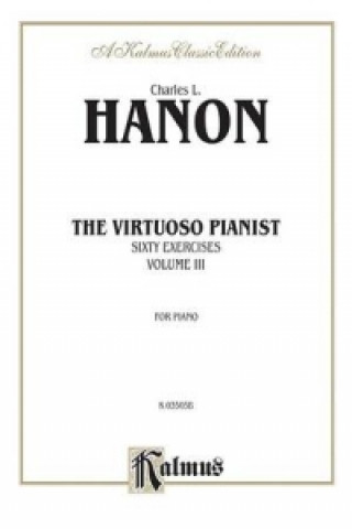 Carte HANON VIRTUOSO PIANIST BK3 PS Charles Hanon