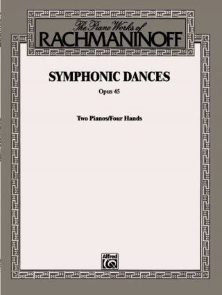 Kniha SYMPHONIC DANCES 2PA Sergei Rachmaninoff