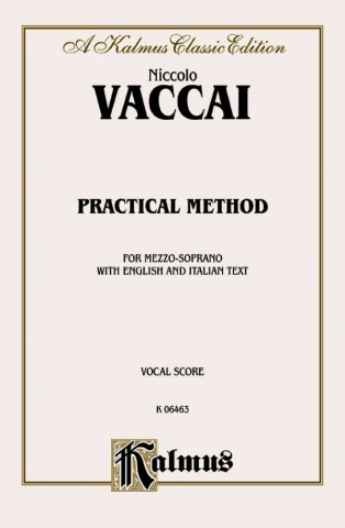 Kniha VACCAI PRAC METH MEZSOPR V Niccolo Vaccai