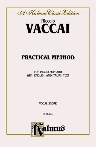 Książka VACCAI PRAC METH MEZSOPR V Niccolo Vaccai