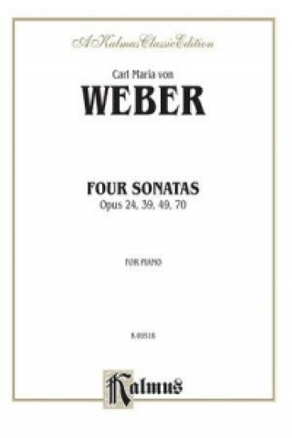 Книга WEBER 4 PIANO SONATAS 