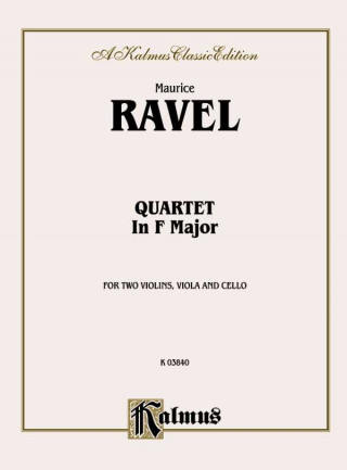 Книга RAVEL STRING QUARTET 4 Maurice Ravel