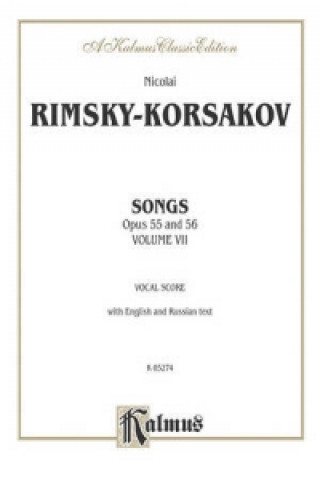 Carte RK SONGS WPA ACC VOL 7 OP 5556 Nicolai Rimsky-Korsakov