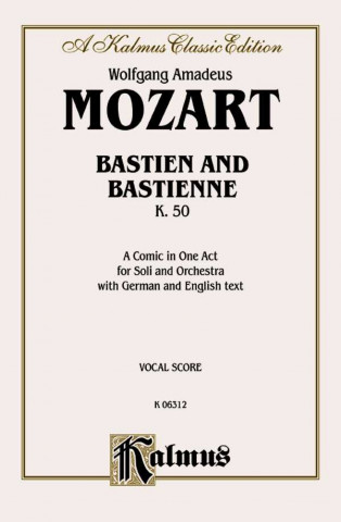 Kniha MOZART BASTIEN BASTIENNE V Wolfgang Mozart