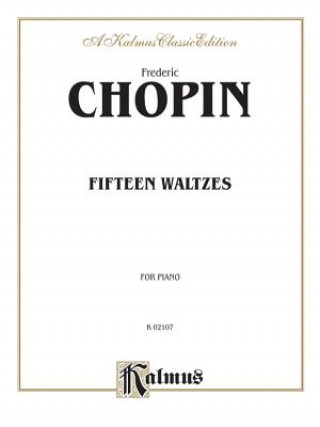 Könyv WALTZES PIANO FREDERICK CHOPIN