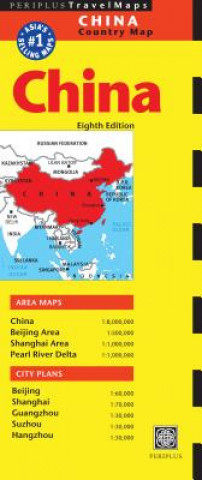 Articles imprimés China Travel Map Eighth Edition Periplus Editors