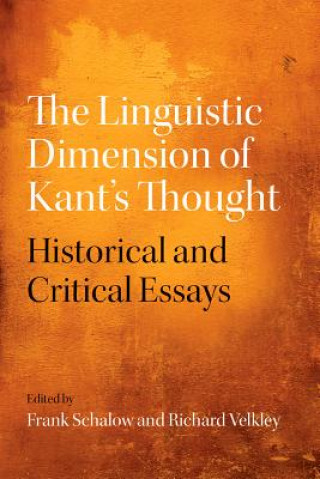 Kniha Linguistic Dimension of Kant's Thought 