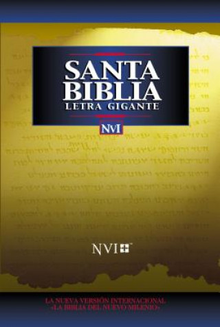 Kniha NVI Santa Biblia Letra Gigante Tela Negro Aindice Zondervan Publishing