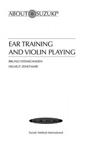 Kniha EAR TRAINING VIOLIN PLAYING BOOK SUZUKI