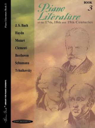 Książka PIANO LITERATURE BK 3 Alfred Music