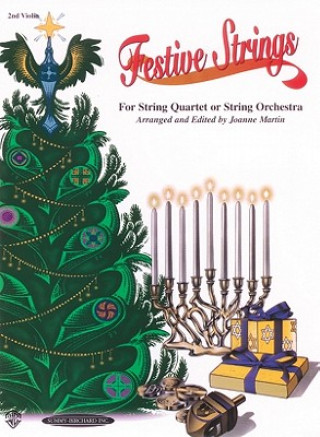 Kniha FESTIVE STRINGSQRTORCH VLN 2 Joanne Martin