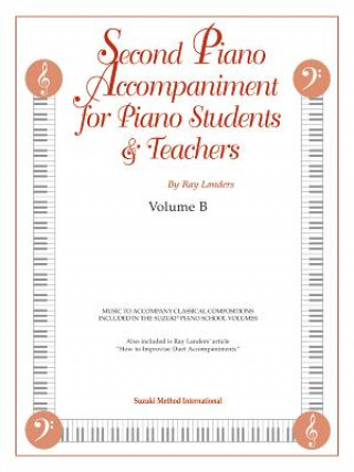 Książka Second Piano Accompaniment for Piano Students and Teachers Ray Landers