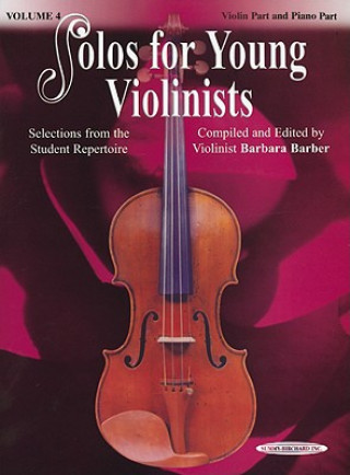 Book SOLOS FOR YOUNG VIOLINISTS 4 VNPNO BARBARA BARBER