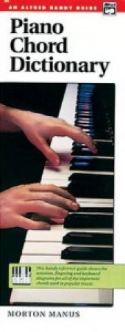 Carte PIANO CHORD DICTIONARY HANDY GUIDE MORTON MANUS