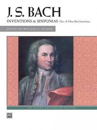 Kniha INVENTIONS & SINFONIASSPIRAL BOUND JOHANN SEBASTI BACH