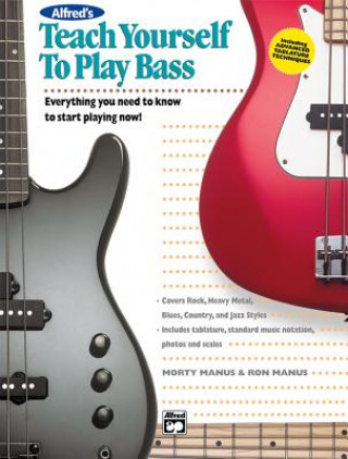 Livre TEACH YOURSELF TO PLAY BASS BOOK ONLY M & MANUS R MANUS